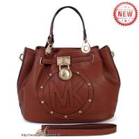 michael kors groot logo medium bruin bakken Tas Amsterdam gwu37852